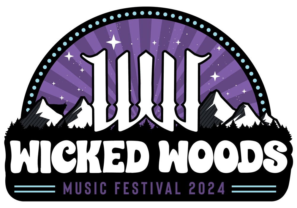 Sandy Brown Wicked Woods Logo